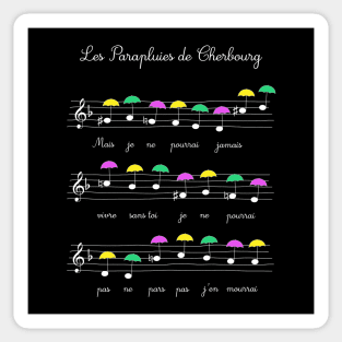 Umbrellas of Cherbourg movie fan art music french new wave Catherine Deneuve Jacques Demy Sticker